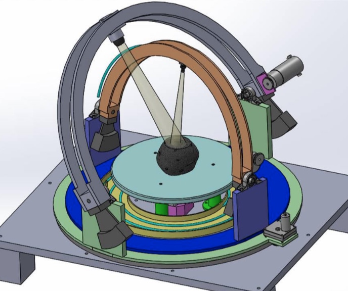 3D Goniometer Rendering. Source: Peter Illsley, First Mode
