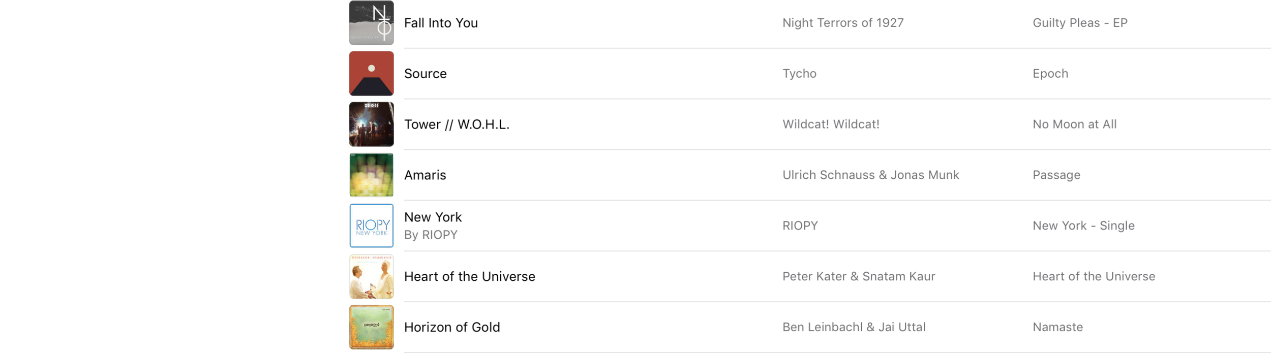 Playlist Sept 2017 Rebecca Cohen Yoga rebecca cohen yoga