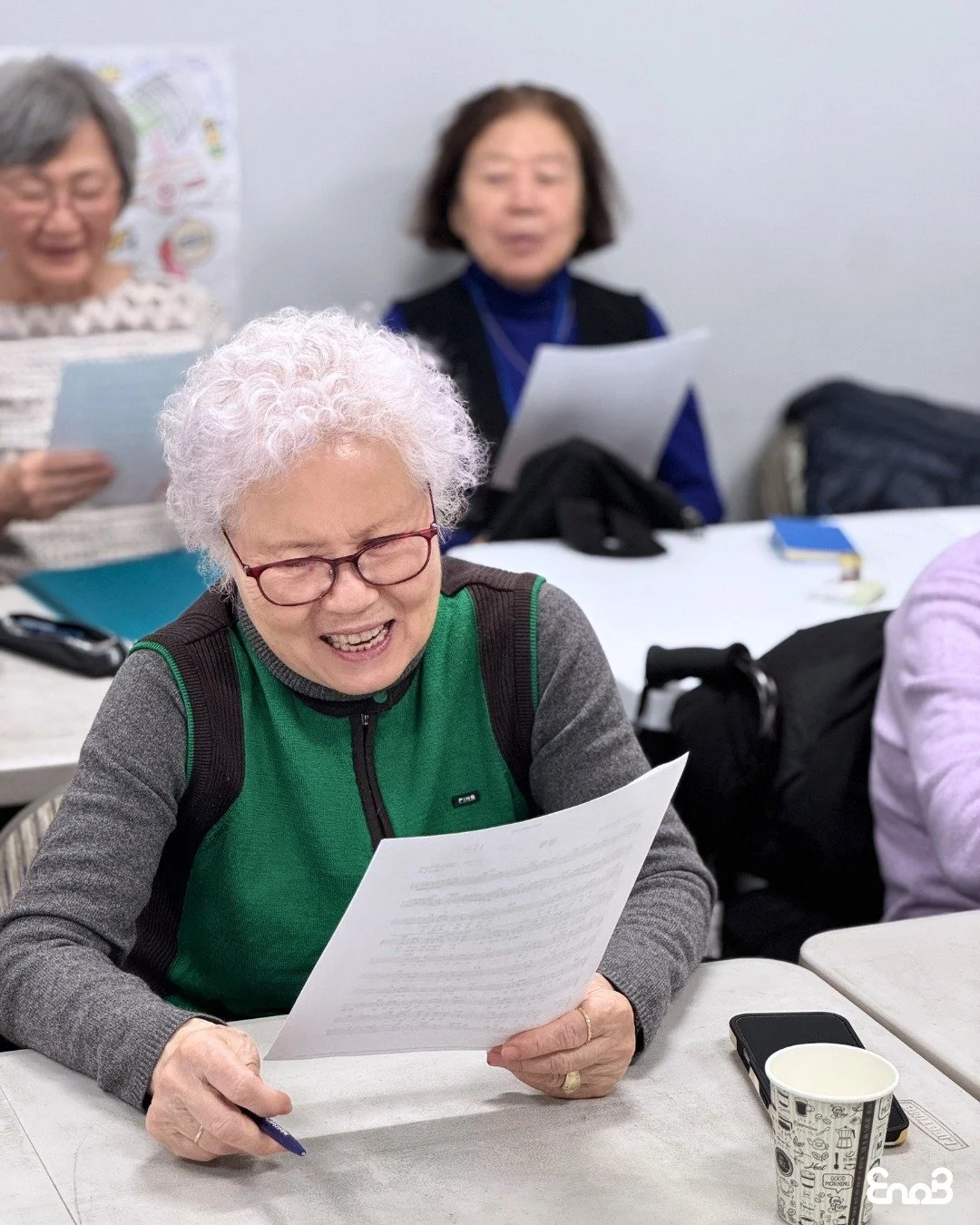 [EnoB X KCS Collaborative Program] Chorus Class for Seniors at KCS Manhattan, Corona, and Flushing]

매주 월요일, 화요일, 수요일 KCS 코로나 &middot; KCS 맨해튼 &middot; 그리고 새롭게 함께하는 KCS 플러싱에서 이노비 시니어 합창 교실이 풍성하게 이어지고 있습니다. KCS 플러싱 교실이 정규 프로그램으로 자리 잡으며 시니어분들과 음악으로 만나는