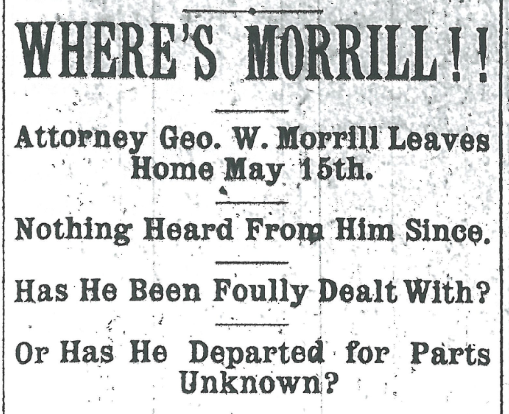 Where’s Morrill:  An Anoka Cold Case
