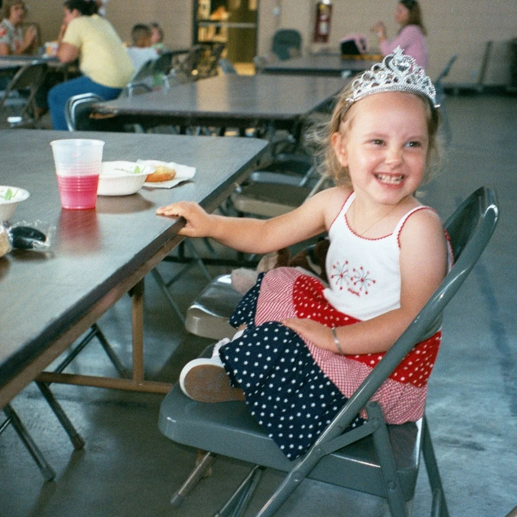 Eileen, pictured here in 2004 on the morning her Dad returned from a year overseas.