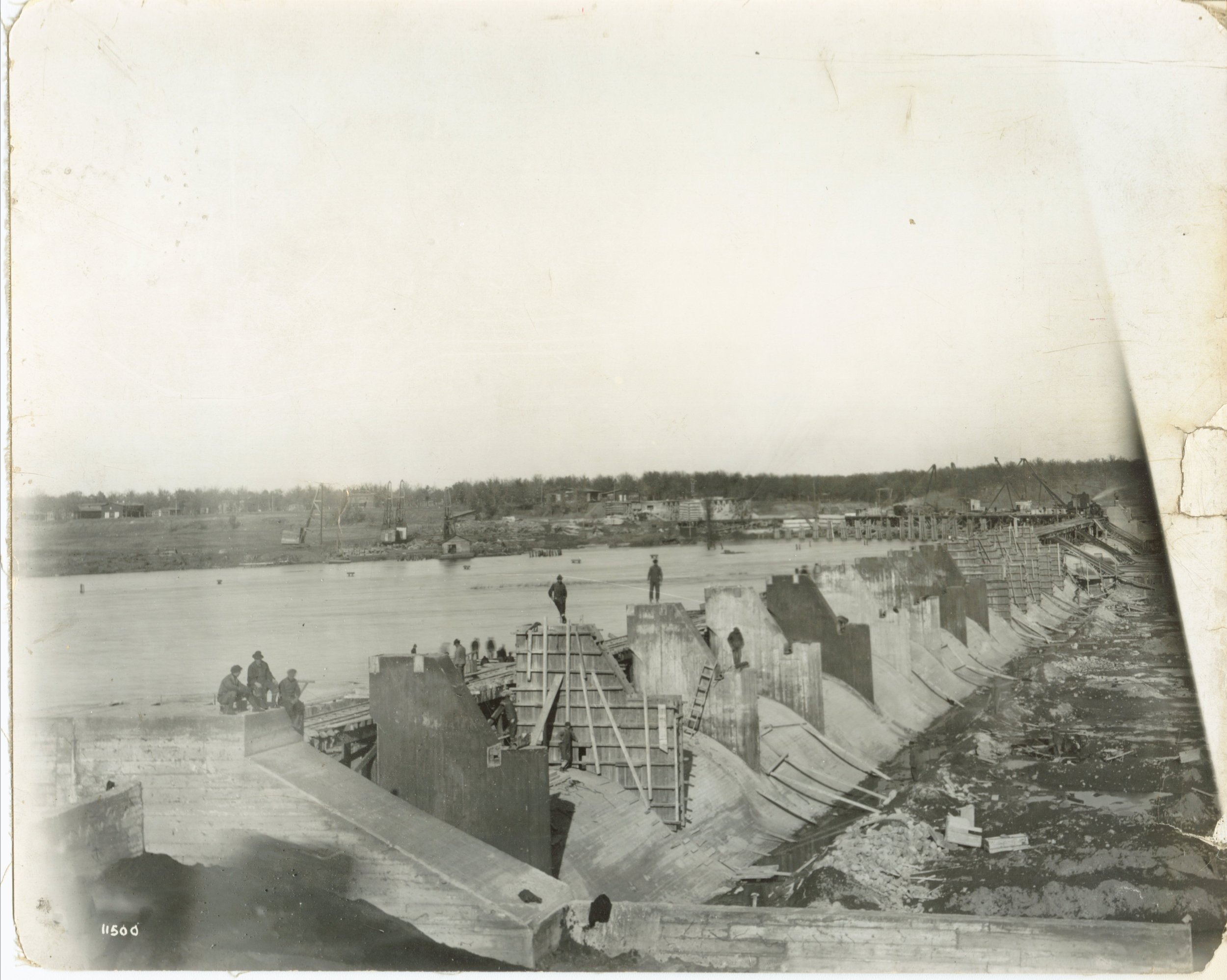 Coon Rapids Dam construction