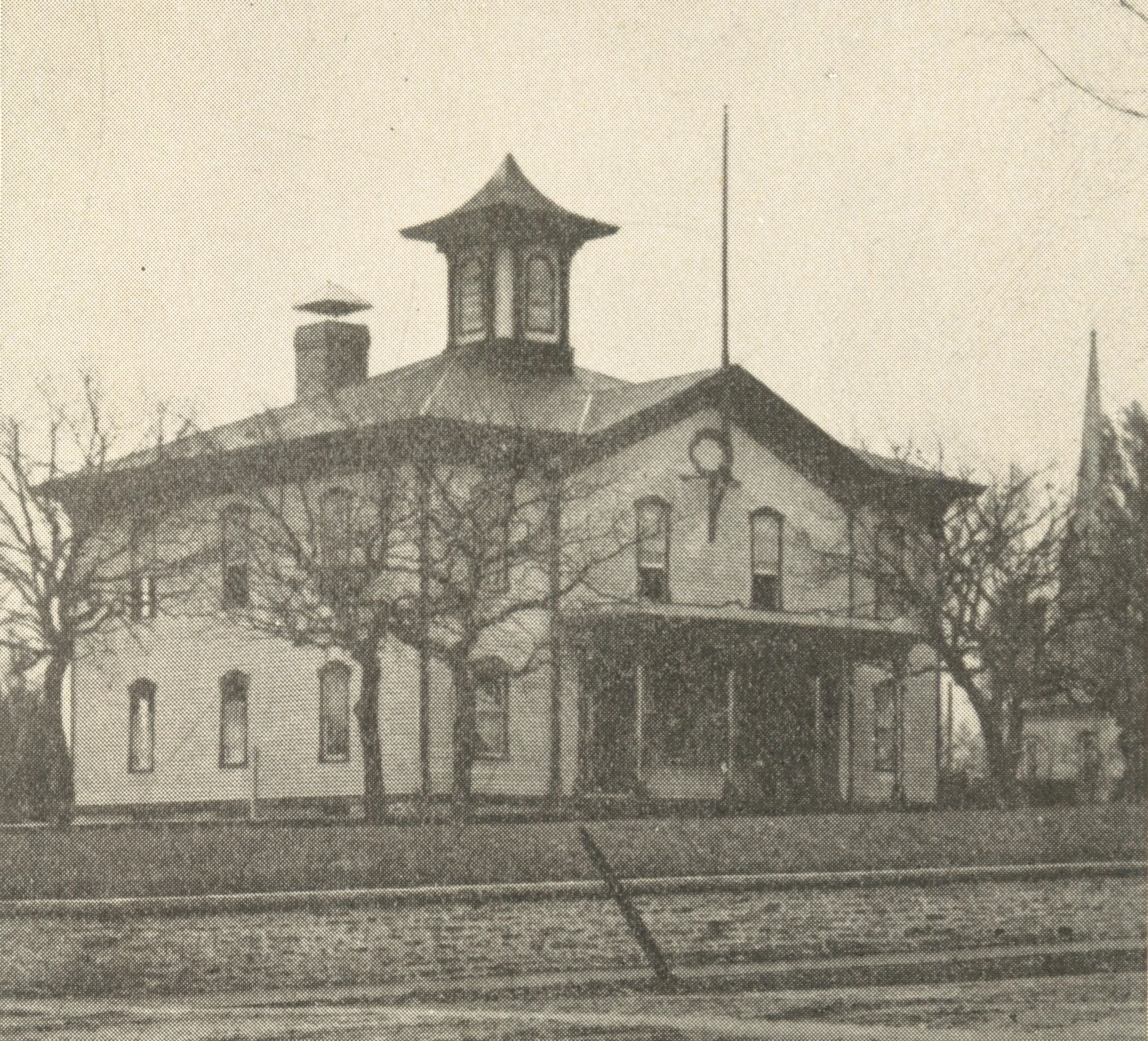 Anoka High School where the principal's office was located