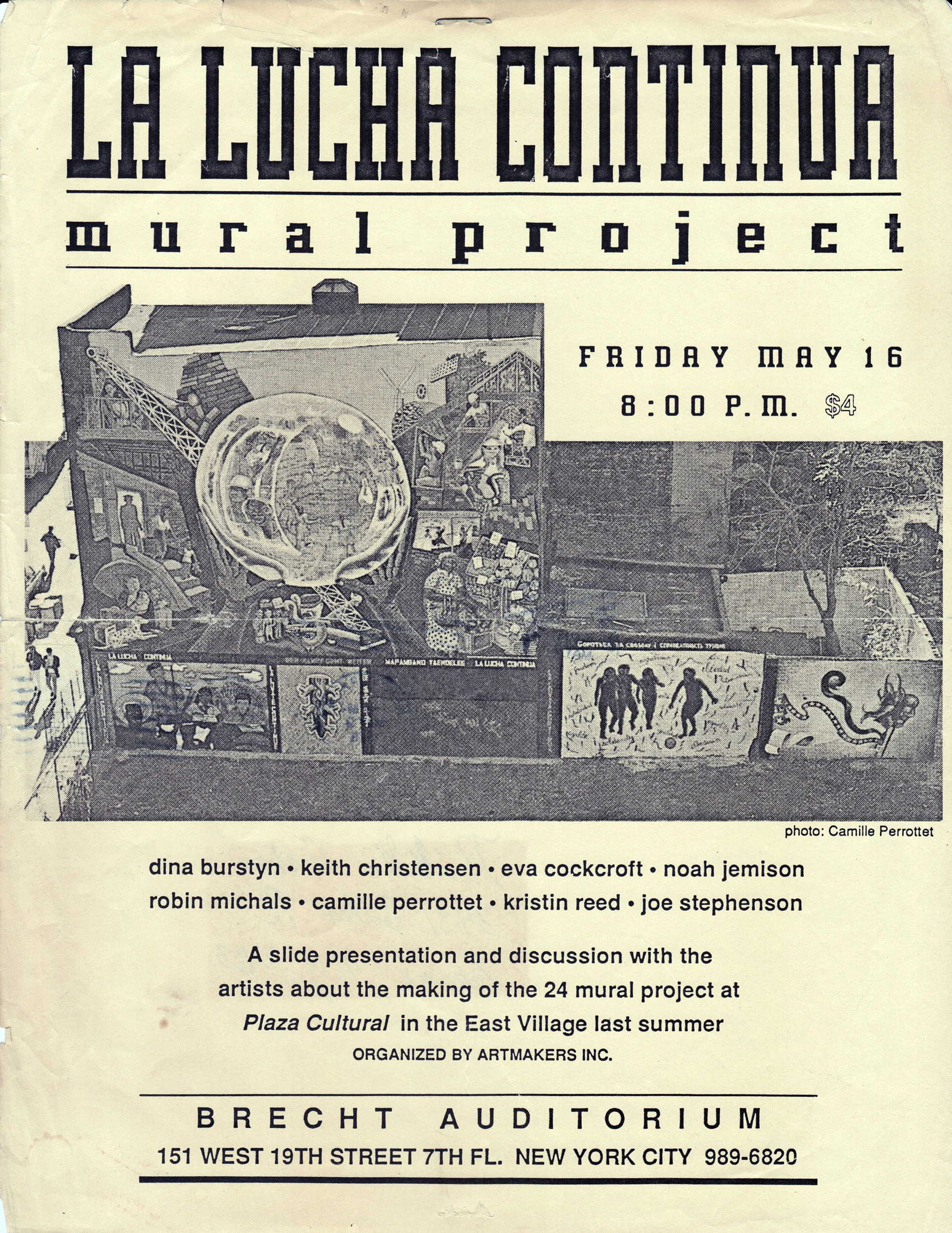 Talk Flyer Courtesy of Rikki Asher