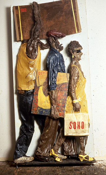  Edward Herman,  Underground Culture , fiberglass relief   (Niche 6) 