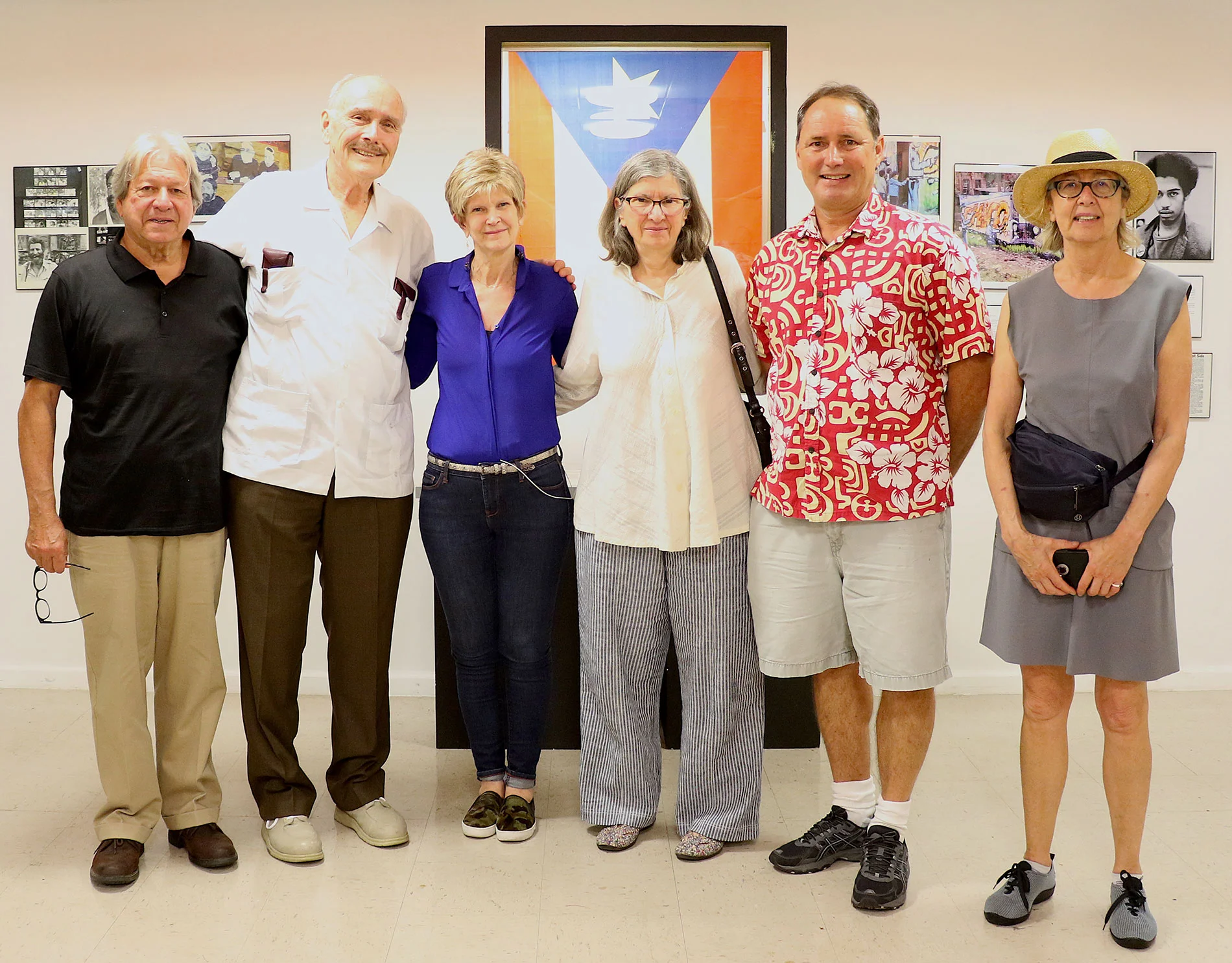 From left, Michael Smith, Jim Cockcroft, Kristin Reed, Debby Smith, Eric Cockcroft, Camille Perrottet. Photo © Andrea Gordillo