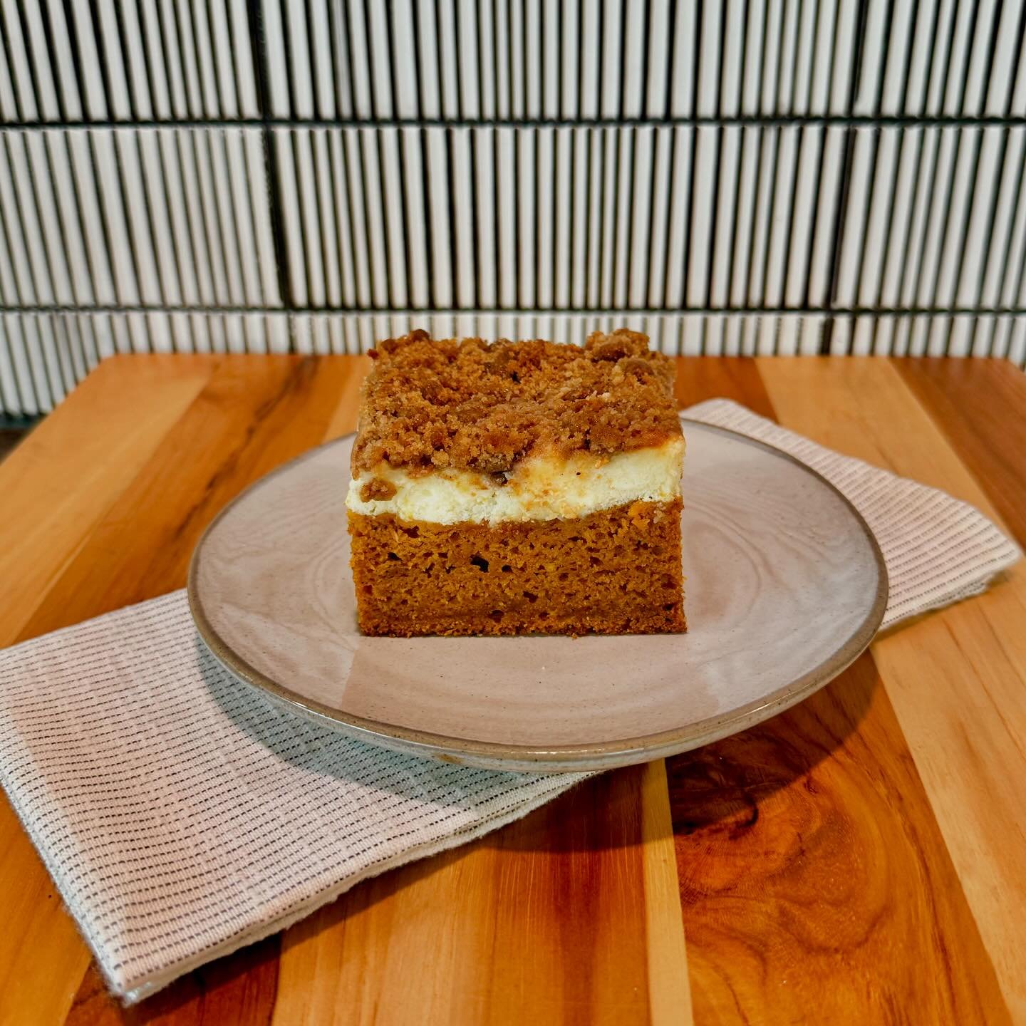 🎃🍂 NEW FALL TREAT ALERT! 🍂🎃

Get cozy with our *Pumpkin Cream Cheese Coffee Cake*, fresh out of the oven and packed with all the autumn flavors you love! Perfectly spiced pumpkin, a rich cream cheese swirl, and a crumbly topping&mdash;pair it wit