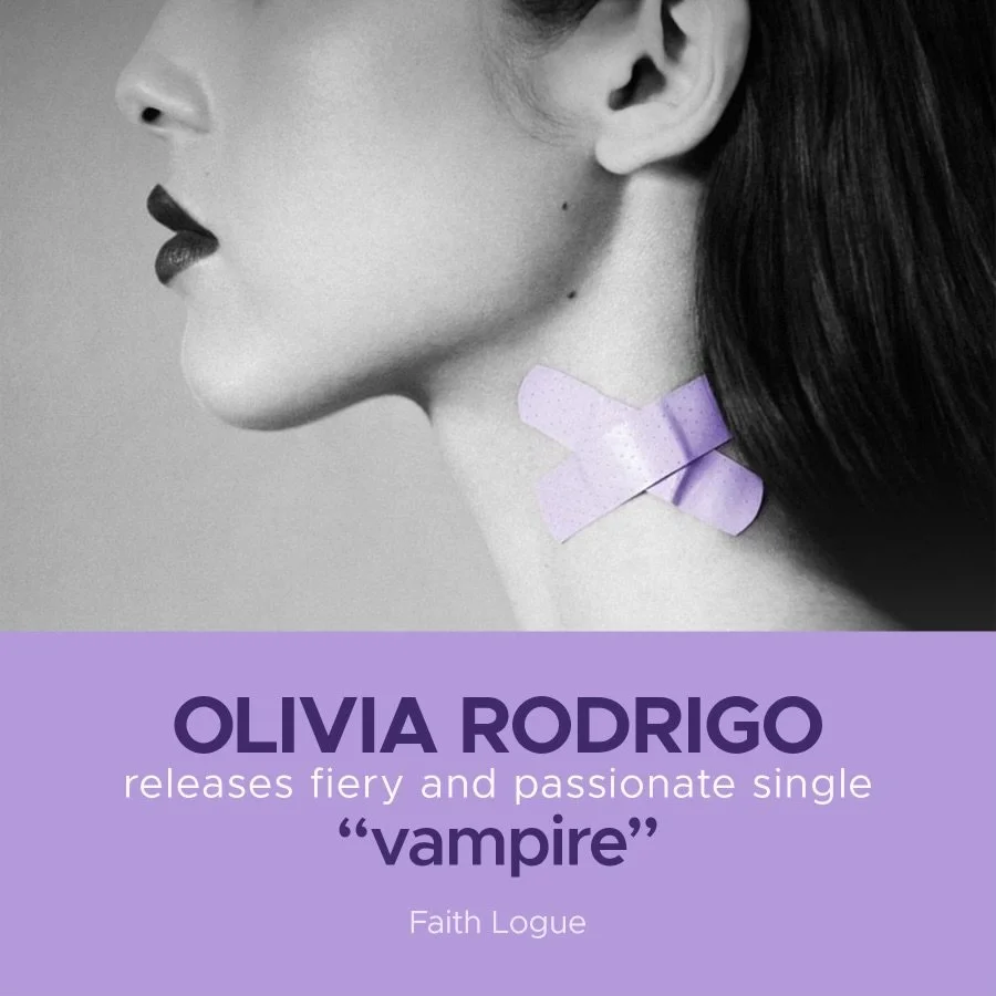 Olivia Rodrigo Releases Fiery and Passionate Single "vampire"