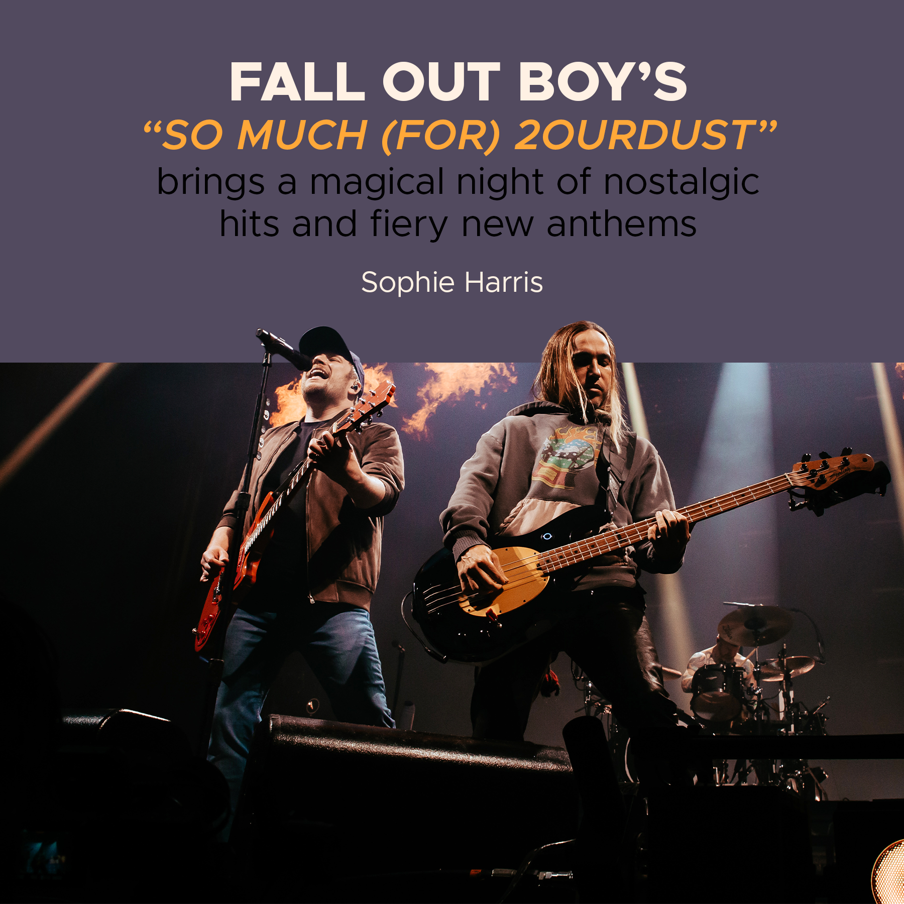 Fall Out Boy’s "So Much (for) 2our Dust" Brings a Magical Night of Nostalgic Hits and Fiery New Anthems