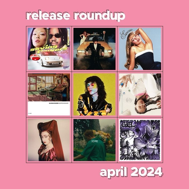 missing out on our april release roundup? good luck, babe! 💌 link in bio now ❣️