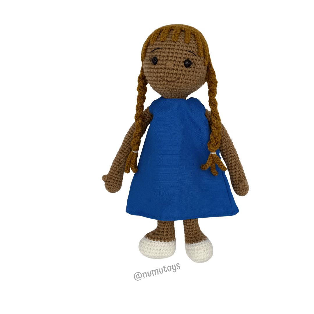 Savannah Doll - Royal blue dress.