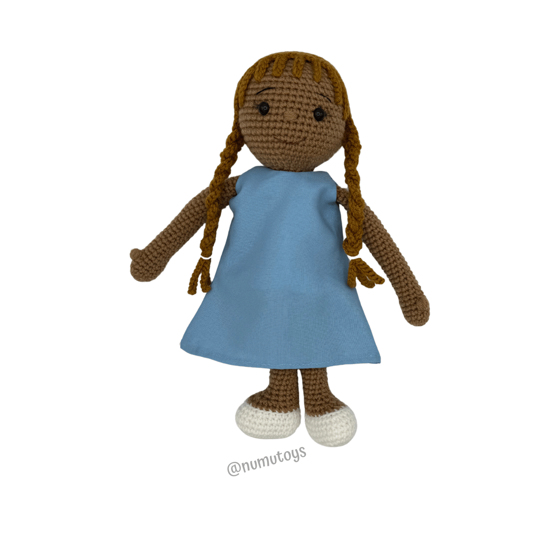 Savannah Doll - Sky blue dress.