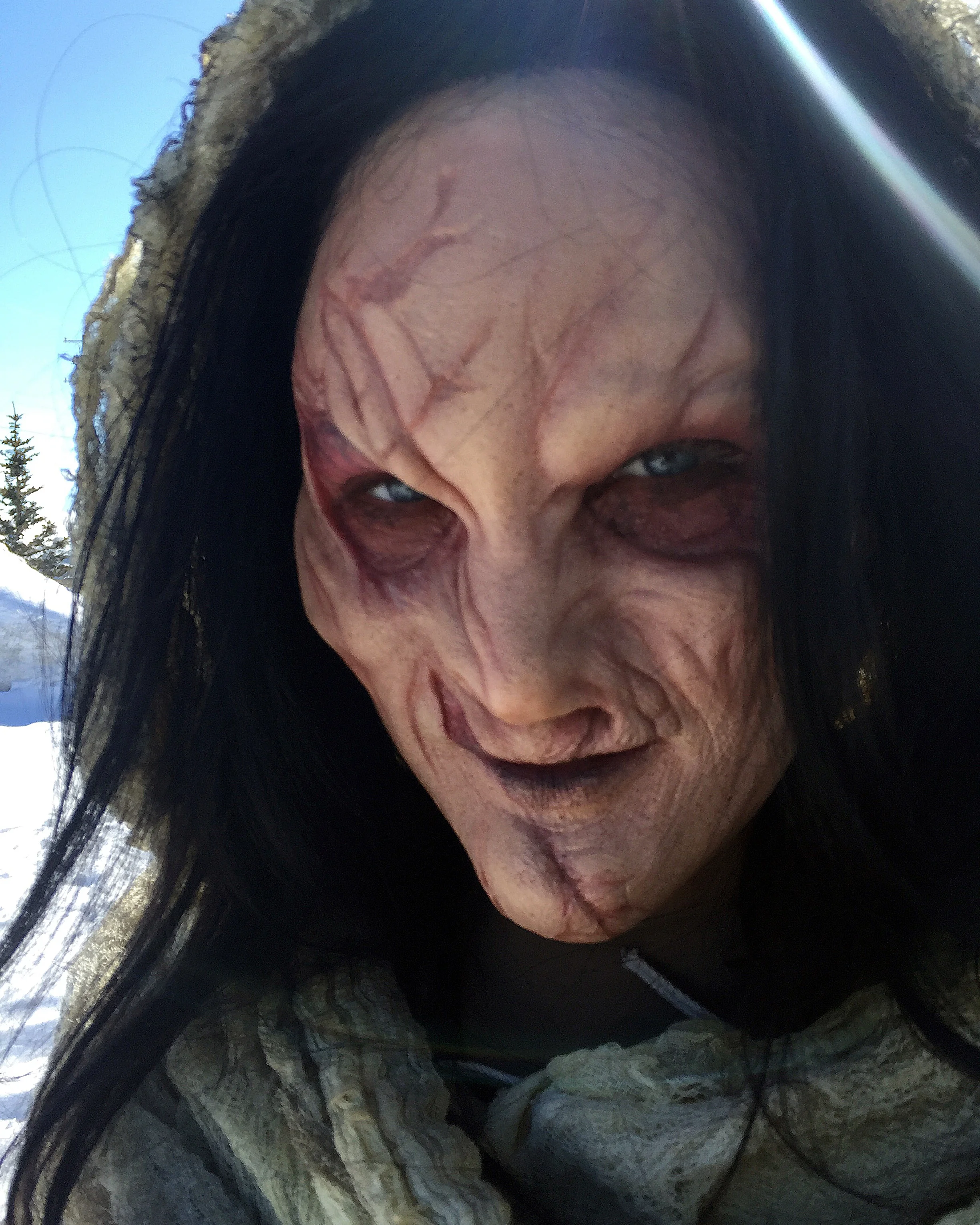  Silicone prosthetic created with Dave Trainor and applied with Joanne Jacobsen for Wynonna Earp. Molded and ran by me. 