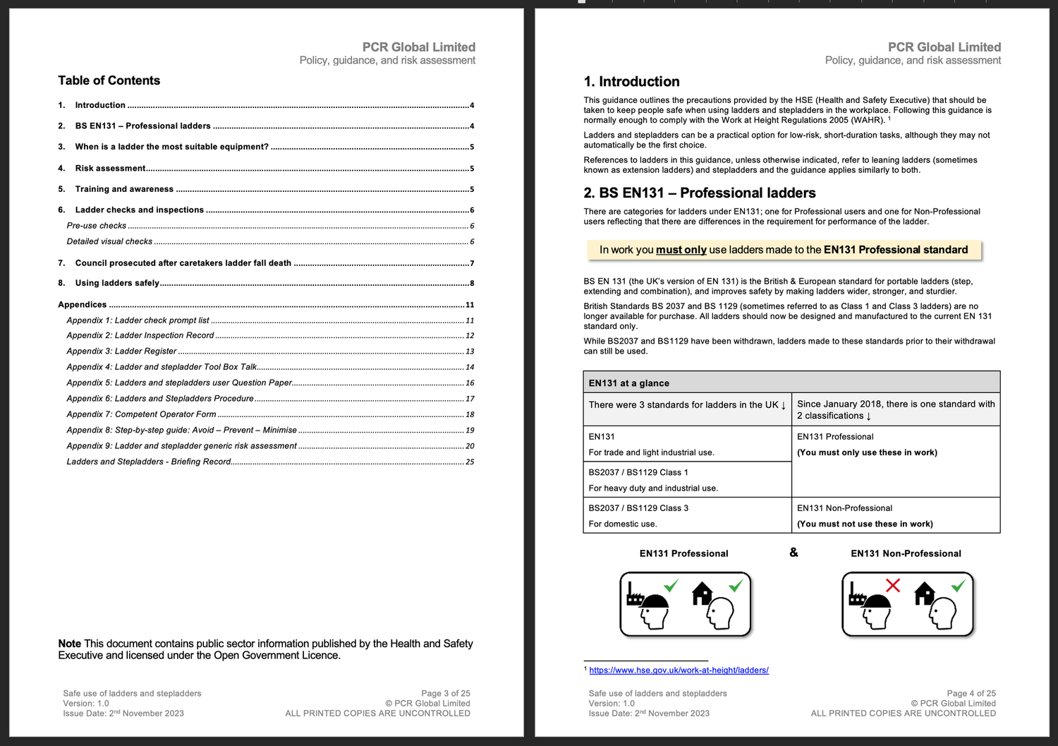 PCR Global | Document Downloads