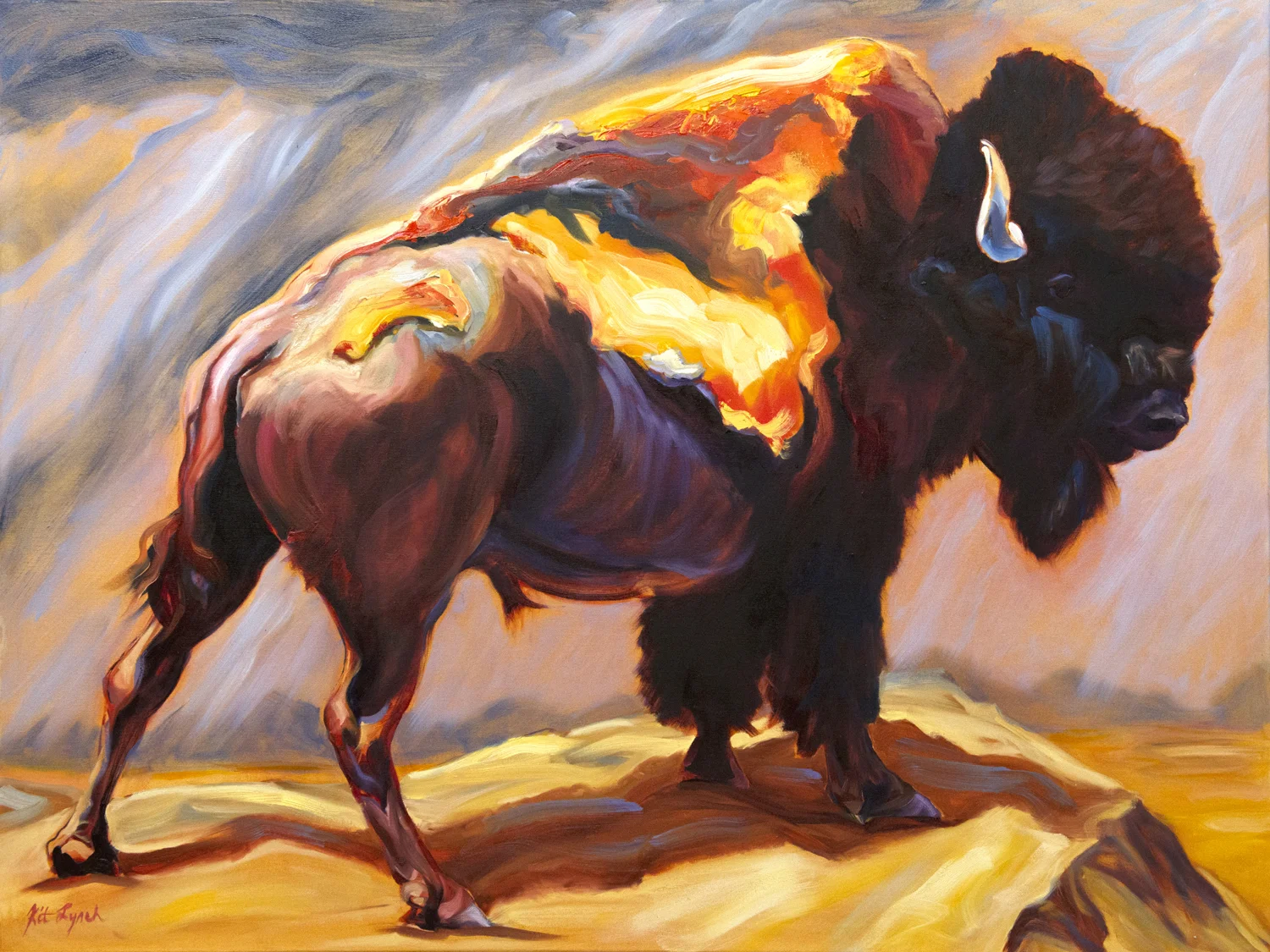 Stands with Strength Bison 