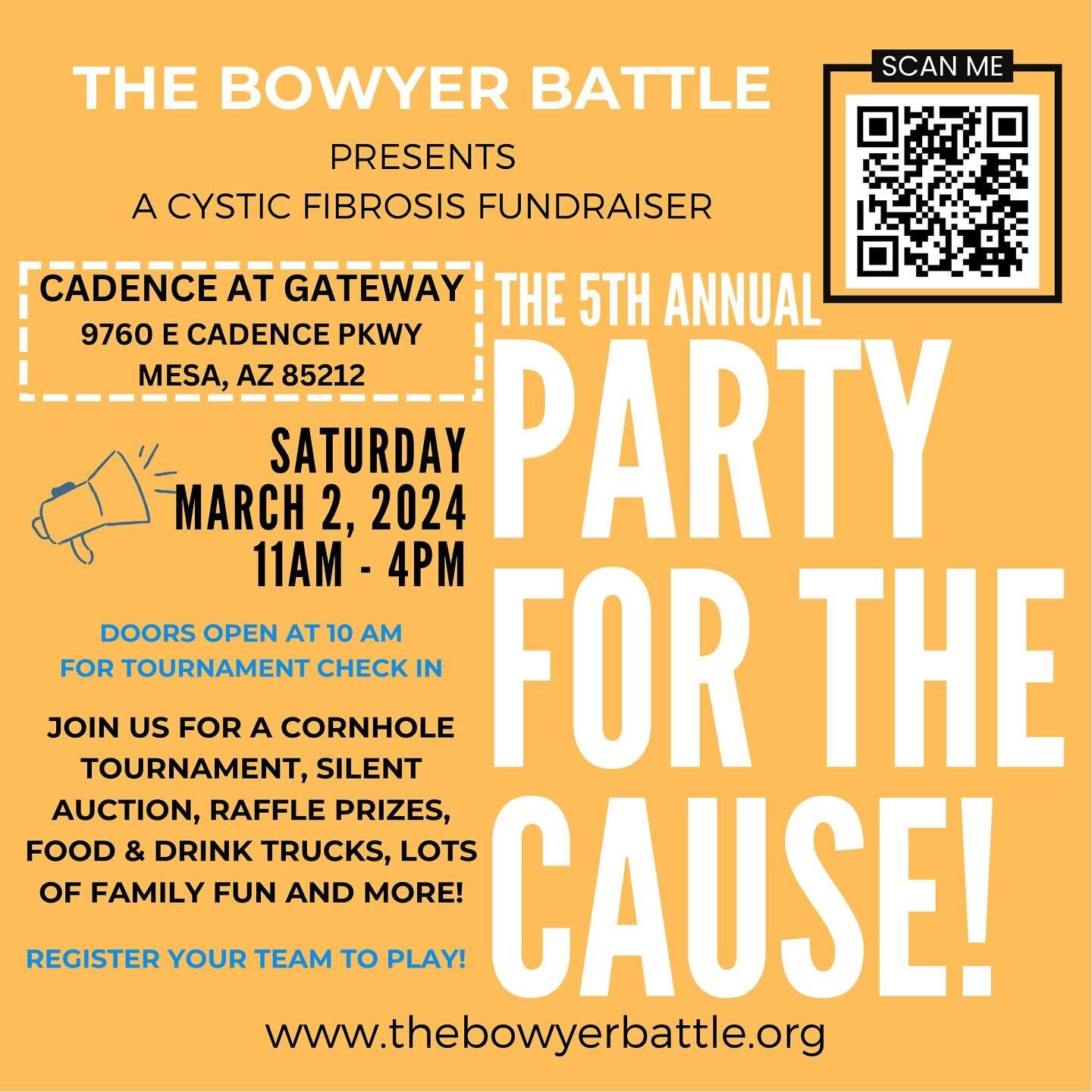 💥Registration is open💥

Get your partner, put your party pants on &amp; come ready to PARTY FOR THE CAUSE! Our 5th annual party and bound to be our best yet.