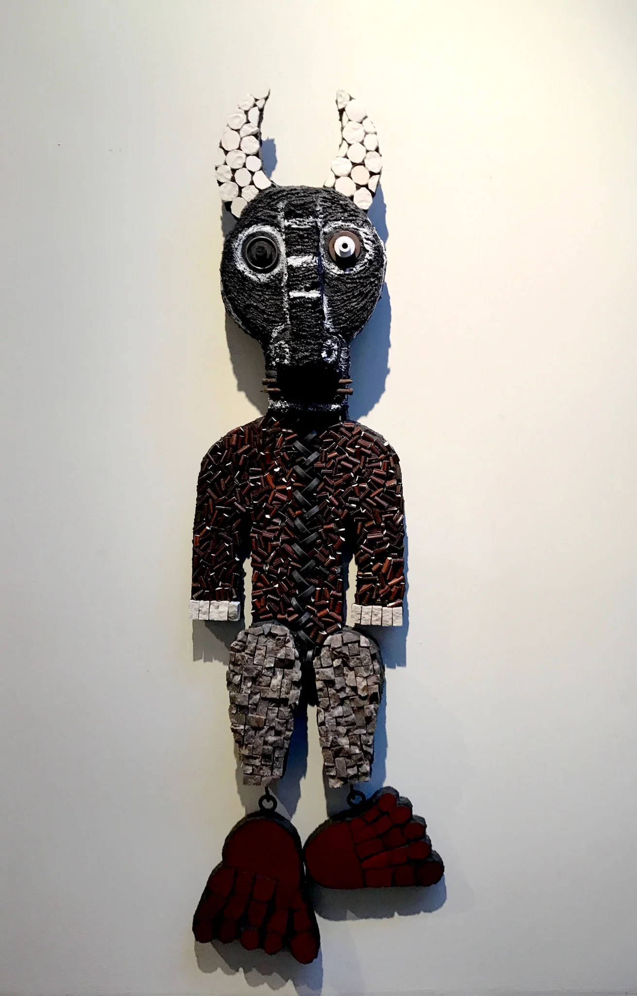 Pamela Irving, Fernand, Ceramic, Marble on a Cement Base, 2016, 26x9in