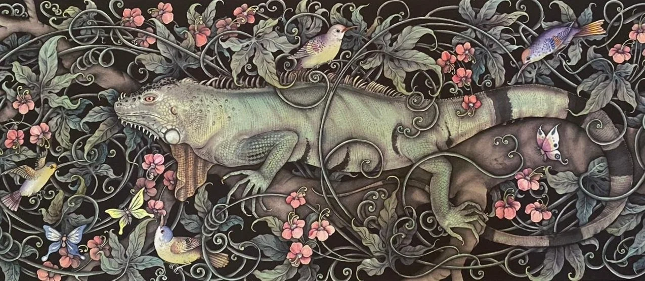 Balinese Ink Painting
