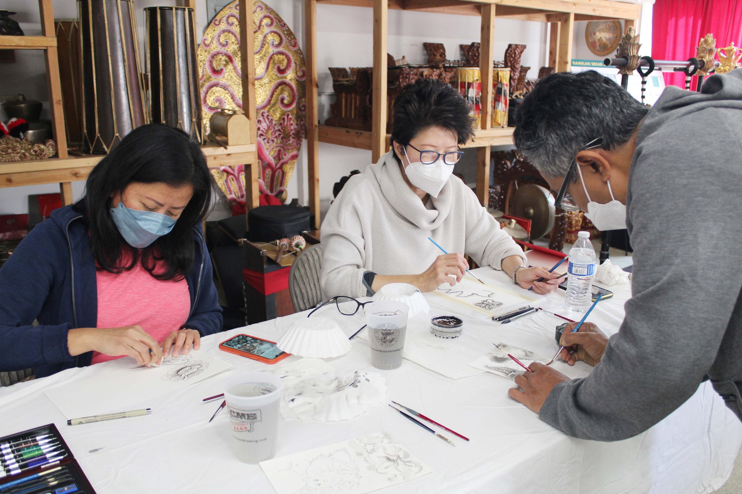 Balinese Ink Painting