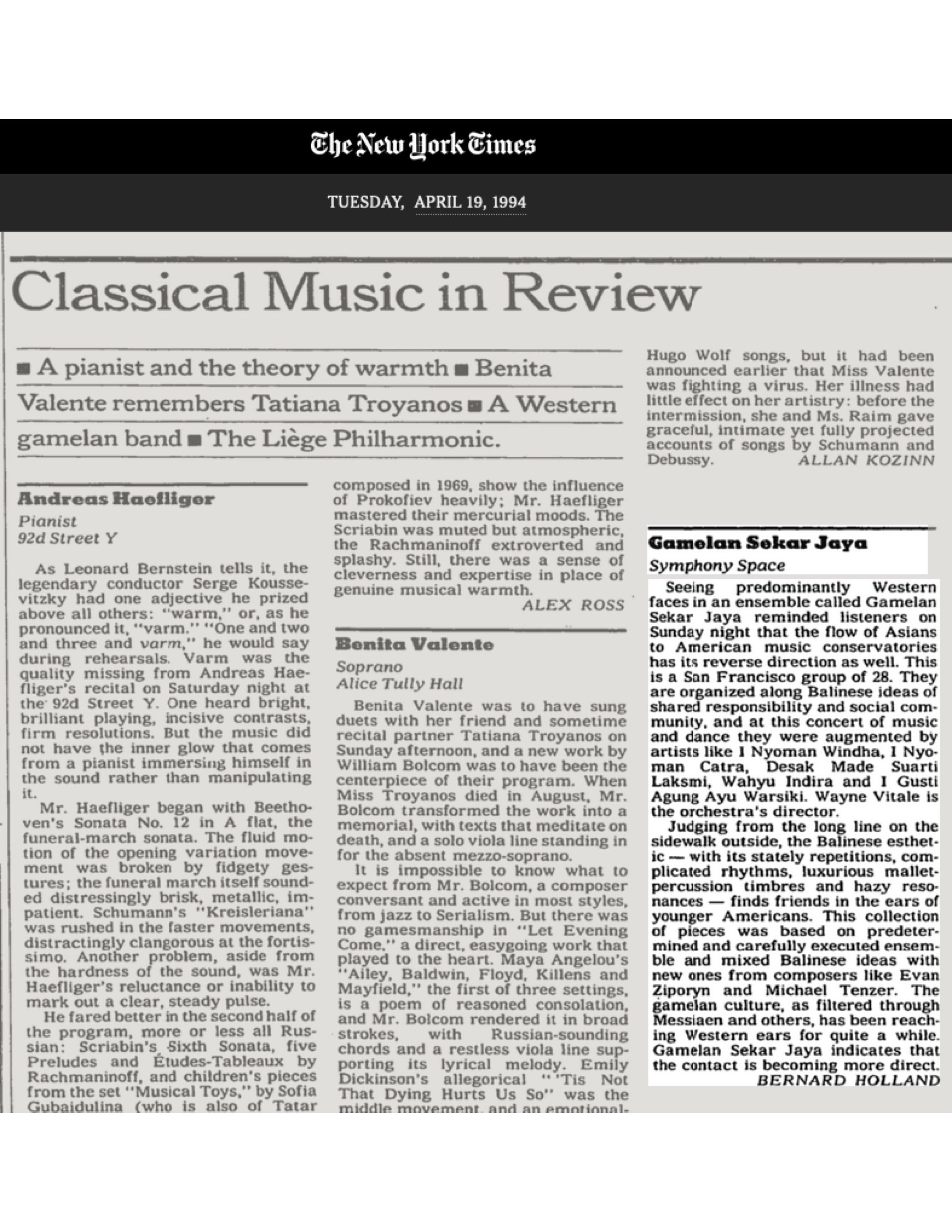 NYTimes review of GSJ 1994.jpg