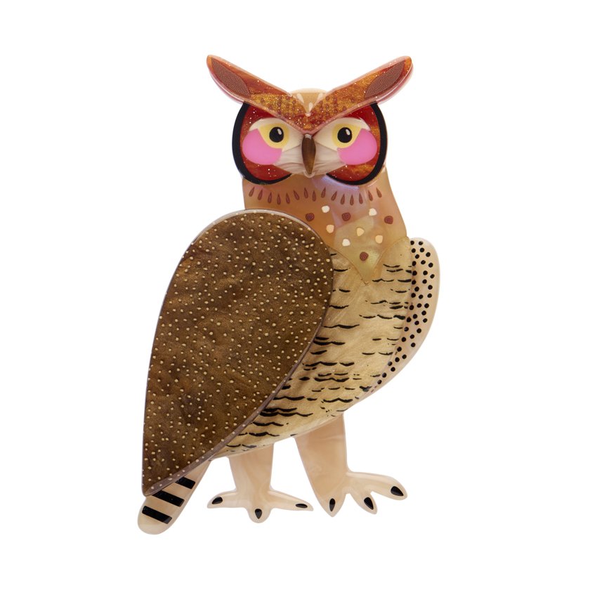 BHDB114 The Grand Great Horned Owl Brooch-1.JPG