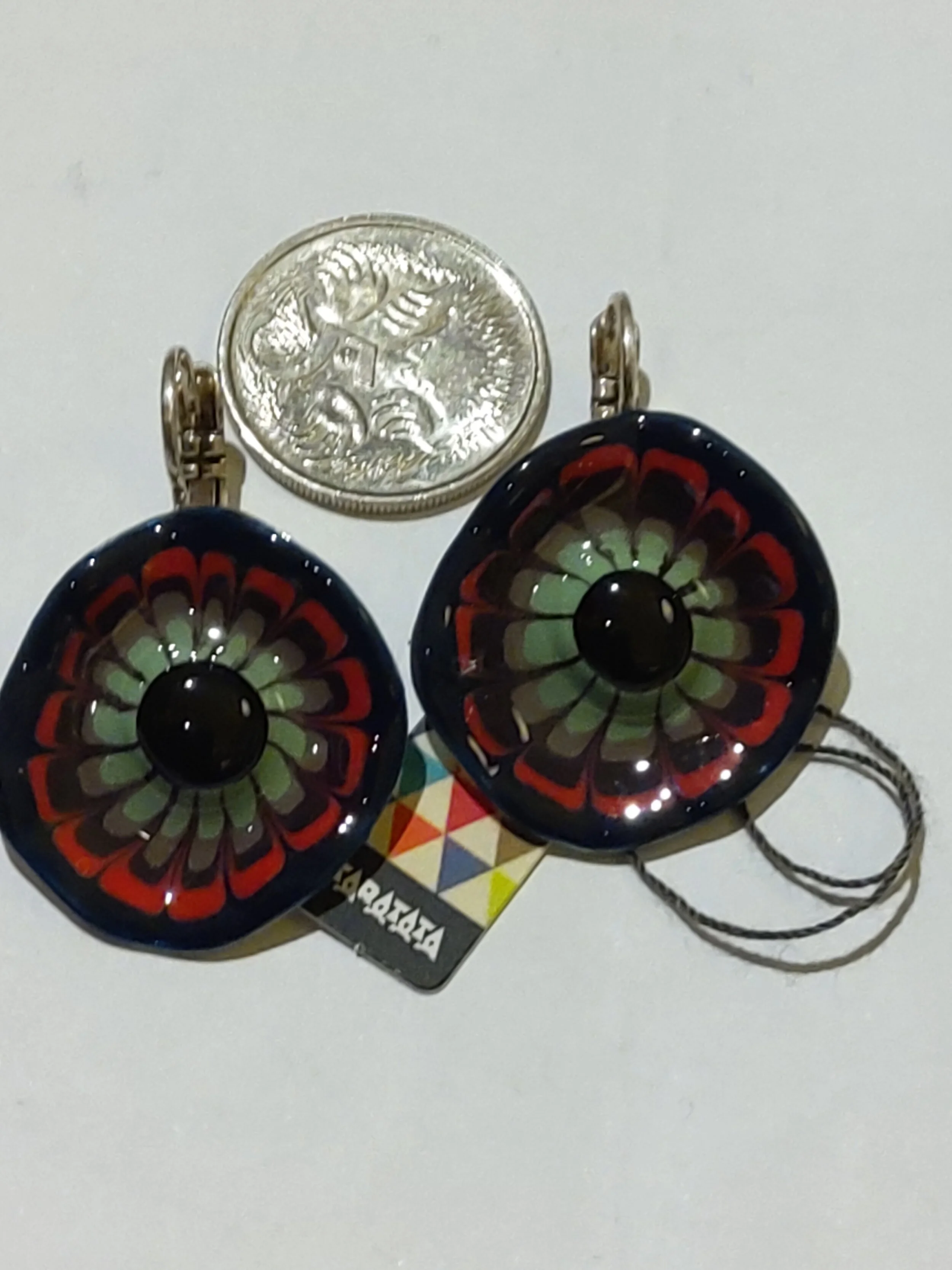 Taratata multicolor poppy earrings 