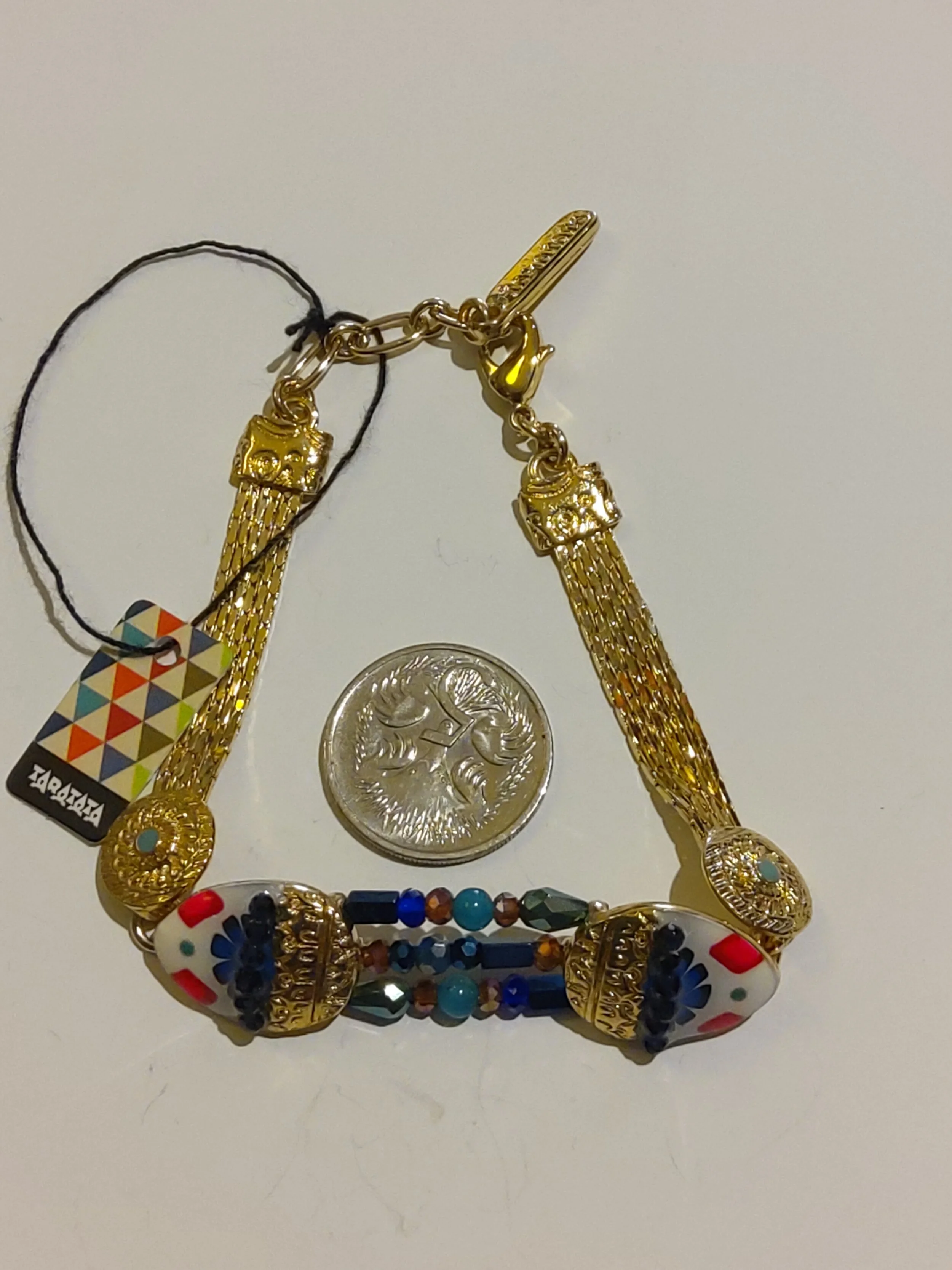 Taratata gold and enamel bracelet