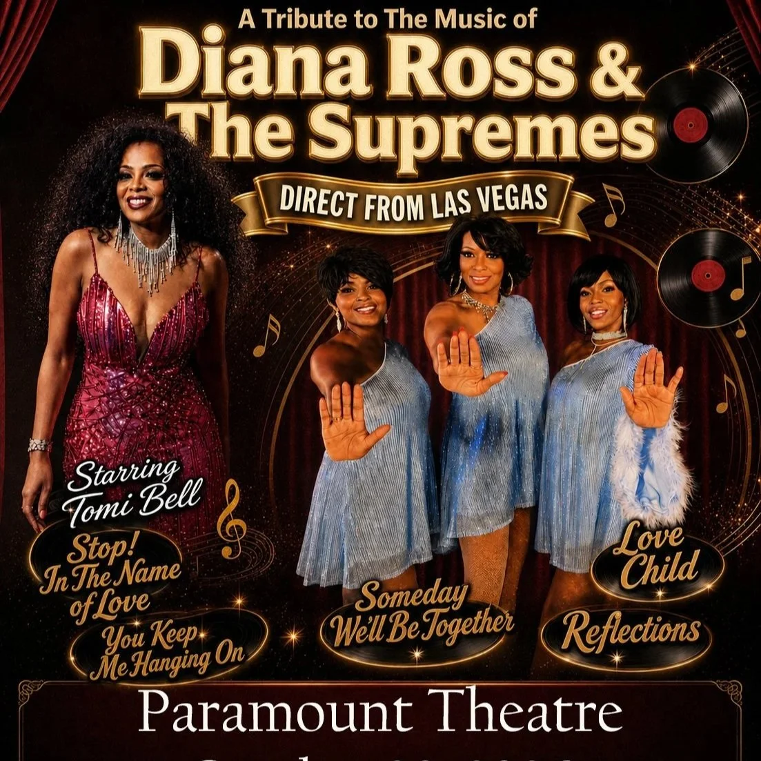 STOP IN THE NAME OF LOVE- A TRIBUTE TO THE MUSIC OF DIANA ROSS &amp; THE SUPREMES 