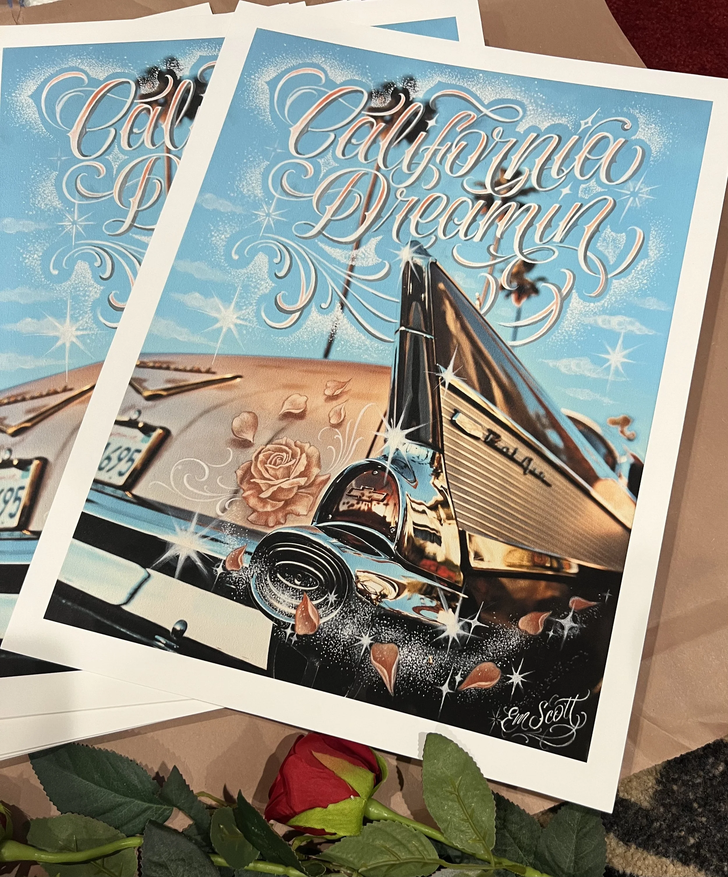 “California Dreamin” 12x16 print