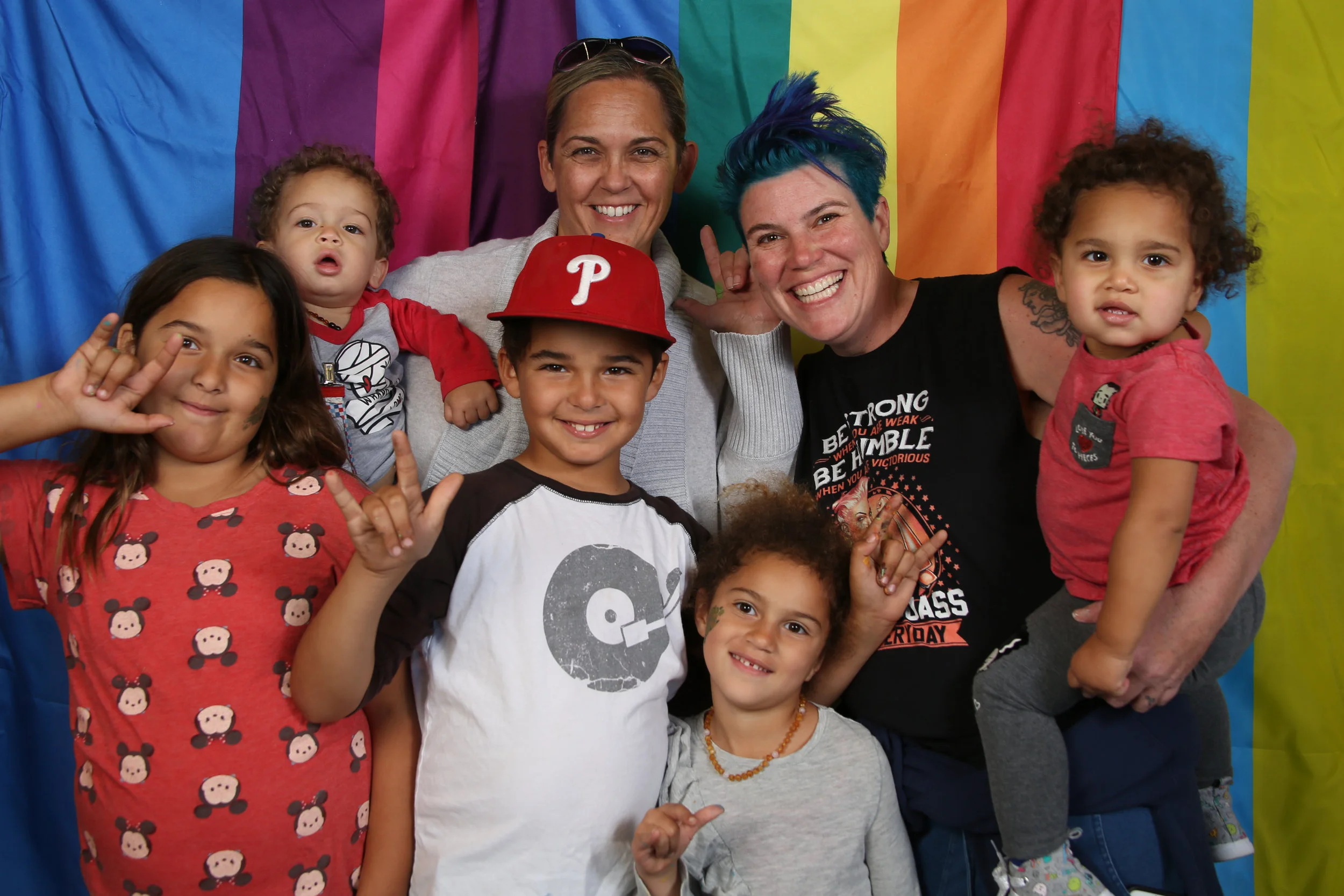 The Sides Family, Lesbians & Rainbow Family, South Bay, CA