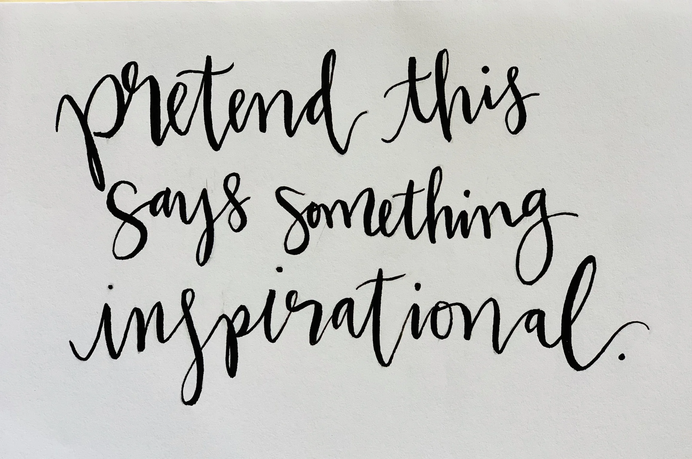 Hand-lettering Class- $25