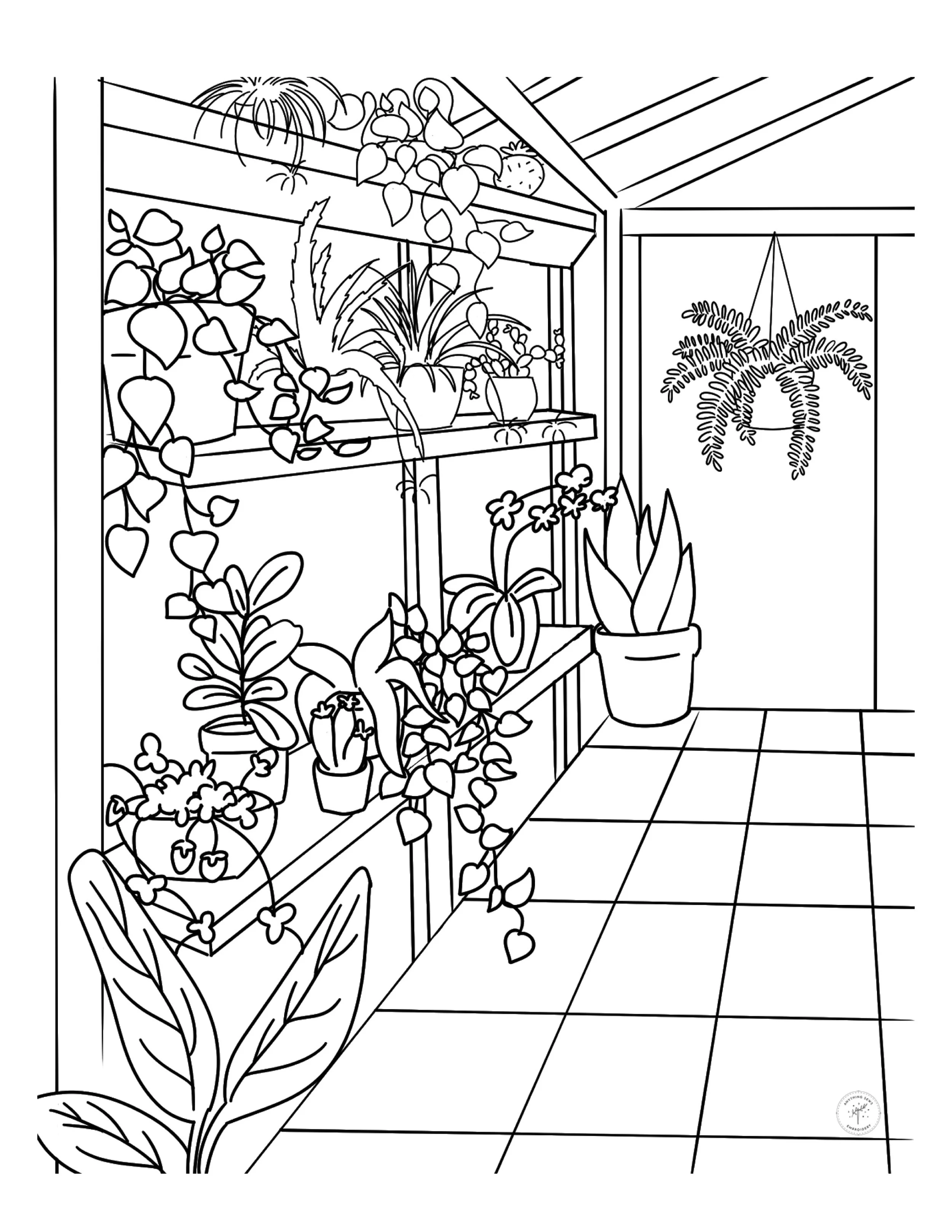 {single page} Greenhouse by Anything Sews