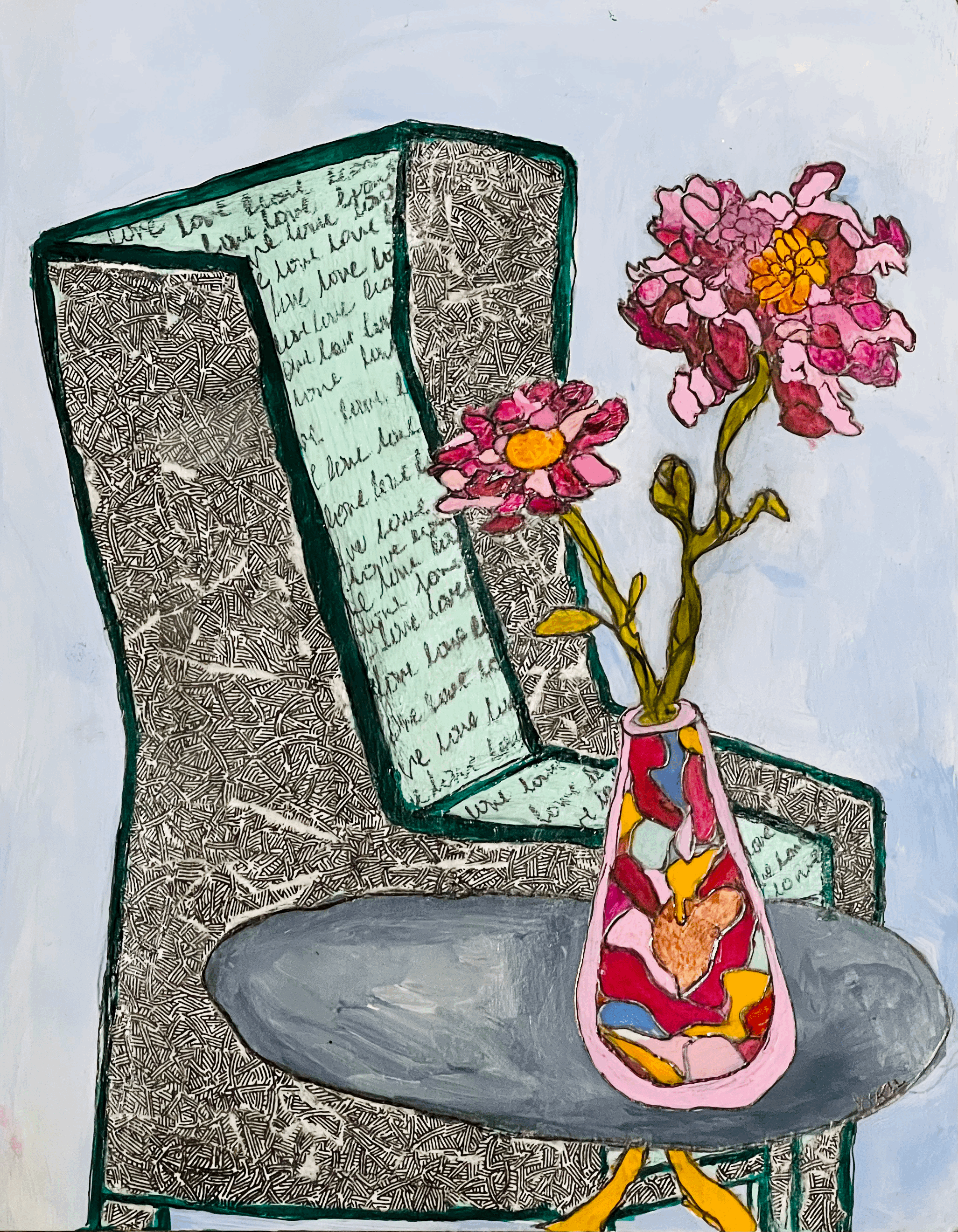 "Love Chair" Print