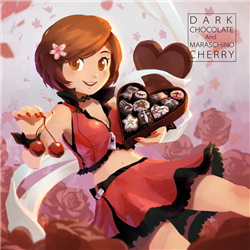 Dark Chocolate and Maraschino Cherry