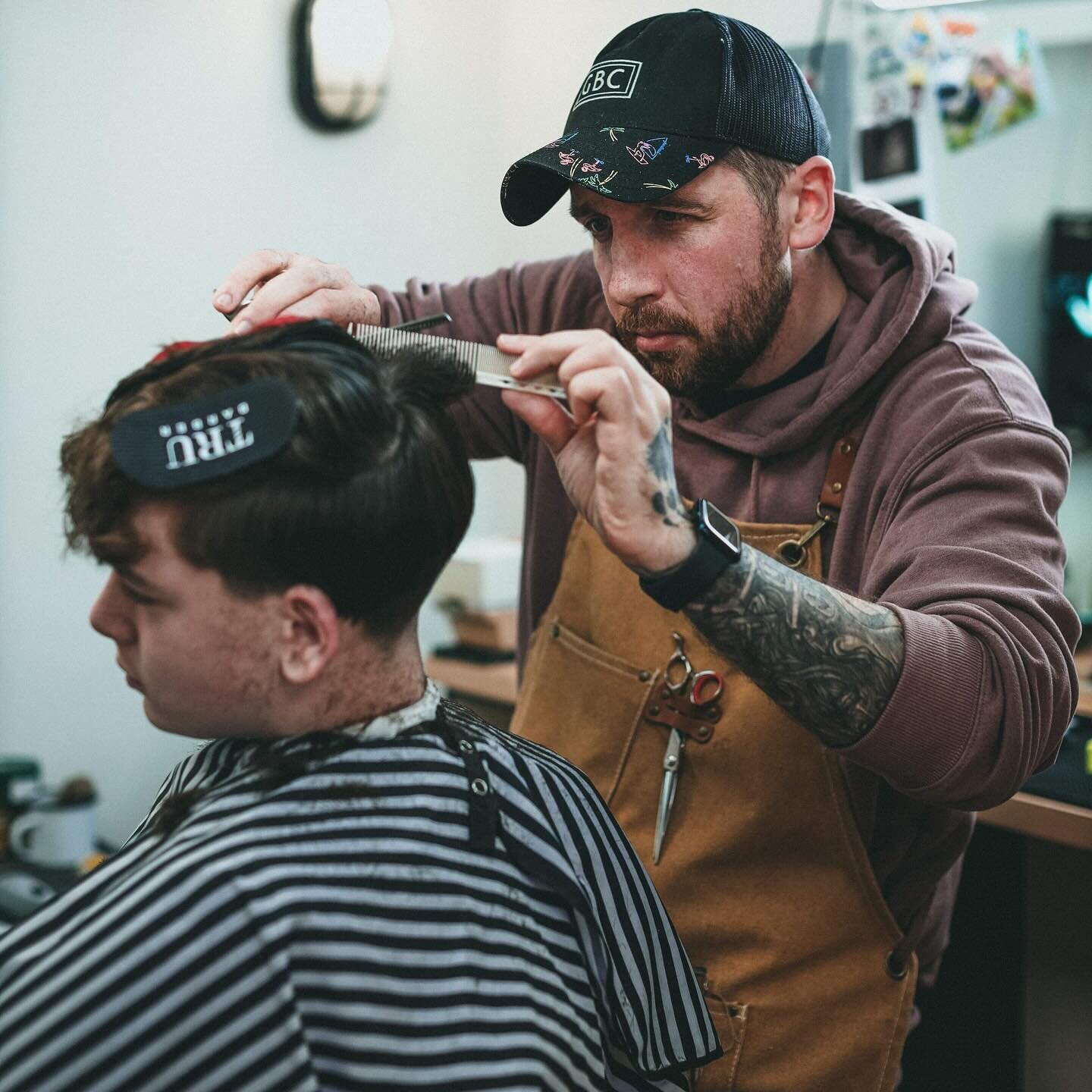 A talented barber who puts his all into every haircut, give it up for Serhii! The neatest sections and most precision cutting you&rsquo;ll find in a barbershop 💈