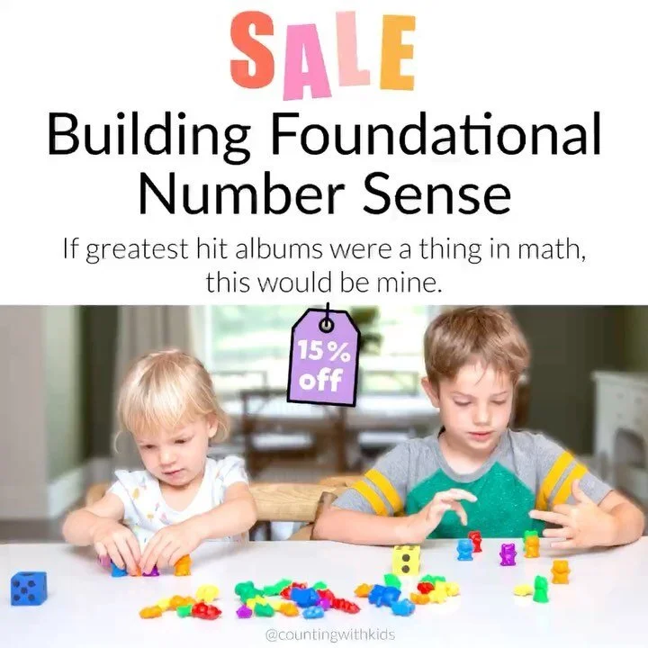 π£ BIG NEWS: My Building Foundational Number Sense Course is 15% off through May 25 with code NUMBERSENSE. After that, it’s going in the vault while I update programming for next school year, and won’t be available for new customers after