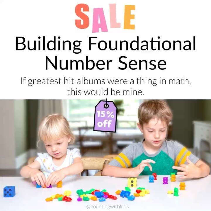 📣 BIG NEWS: My Building Foundational Number Sense Course is 15% off through May 25 with code NUMBERSENSE. After that, it&rsquo;s going in the vault while I update programming for next school year, and won&rsquo;t be available for new customers after