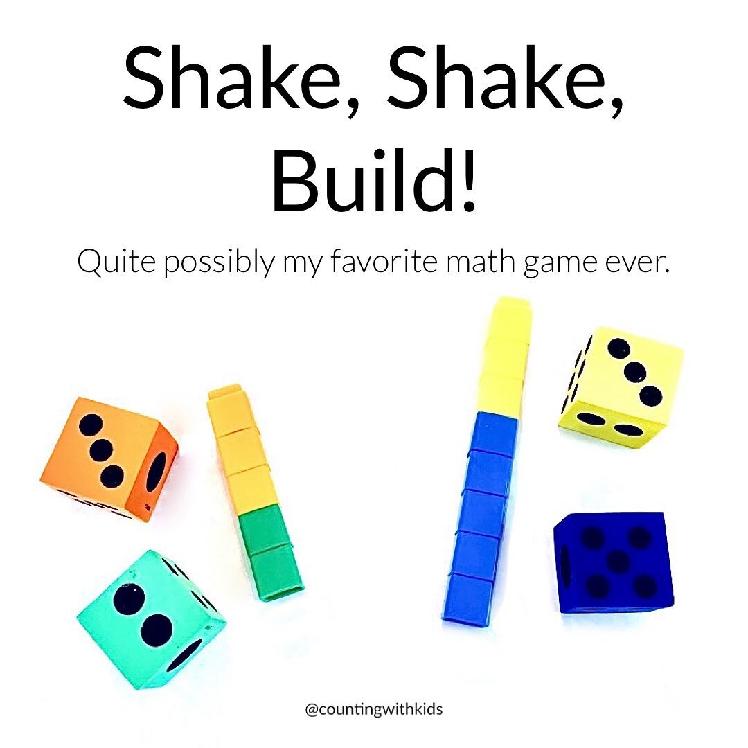This game is a tried and true favorite around here because it&rsquo;s got everything I love all rolled into one great game:
🎉 My kids love to play it.
⏰ It&rsquo;s quick to set up.
🧠 It involves big math thinking!
🔢 It&rsquo;s easy to modify for d