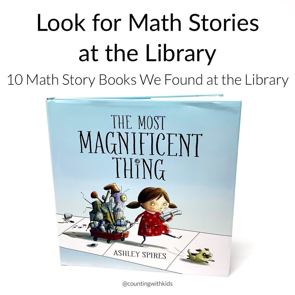 Save this list for your next library trip!! 📚🔢💕 I&rsquo;m a firm believer that math can be found in ANY book, but there are also some really cute children&rsquo;s books with math concepts as a central theme. I&rsquo;ve been so impressed with the w