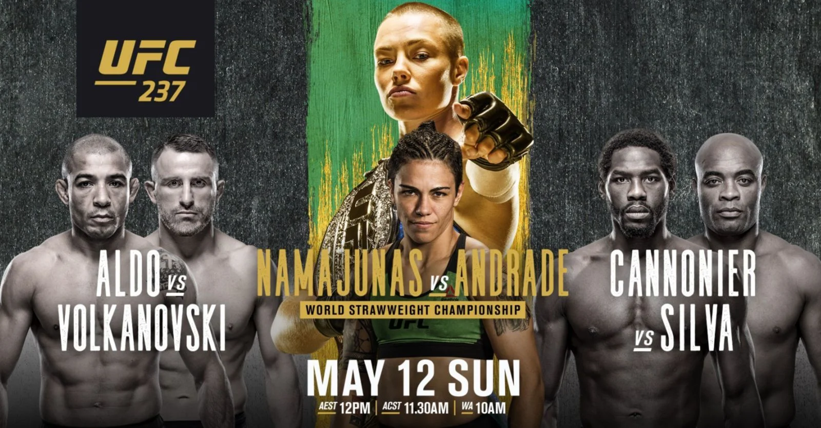 UFC 237: Namajunas vs Andrade