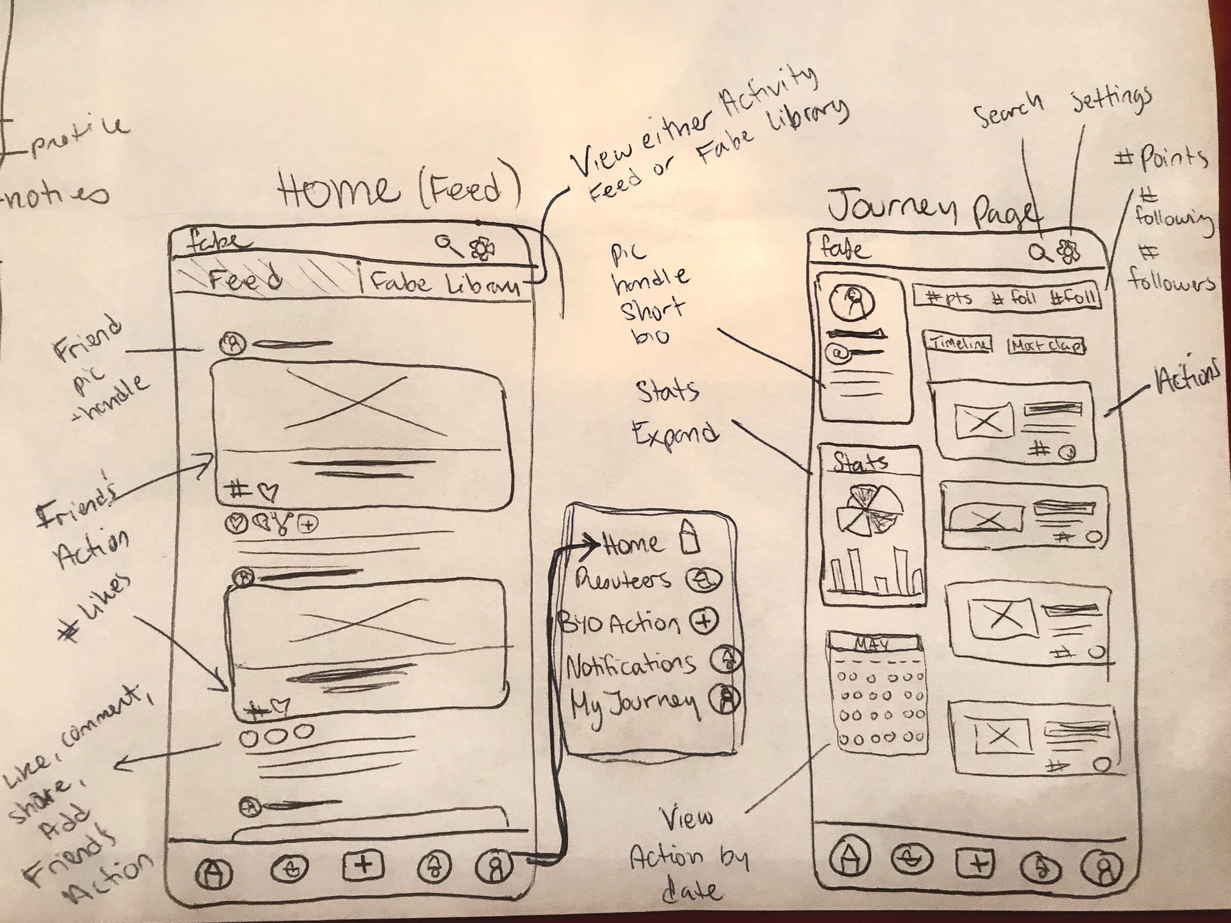 First Ideation Sketches