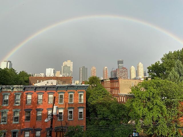 Well they may have officially canceled the 50th Annual Pride Parade in New York City, but it looks like Mother Nature had other plans. Happy Pride everyone! #pride #nyc #jc #lgbtq🌈 #naturephotography #rainbow #friendlyfamilylaw #celebrate #hope #lov