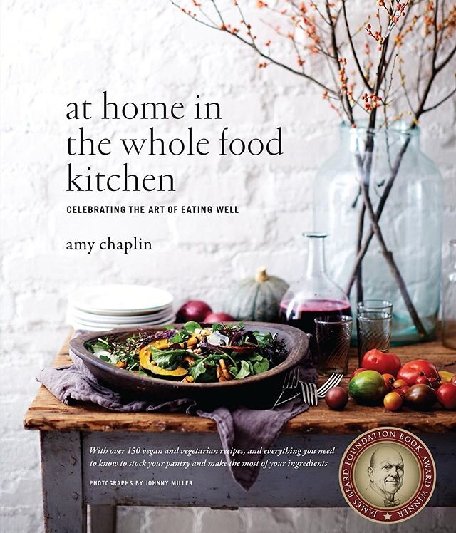 Cookbook Tip for Healthy and Sustainable Eating: My cookbook collection feels like the best investment I ever made at the moment 😂 I have so many, but one I come back to again and again is At Home in the Whole Food Kitchen by @amychaplin . If you ar