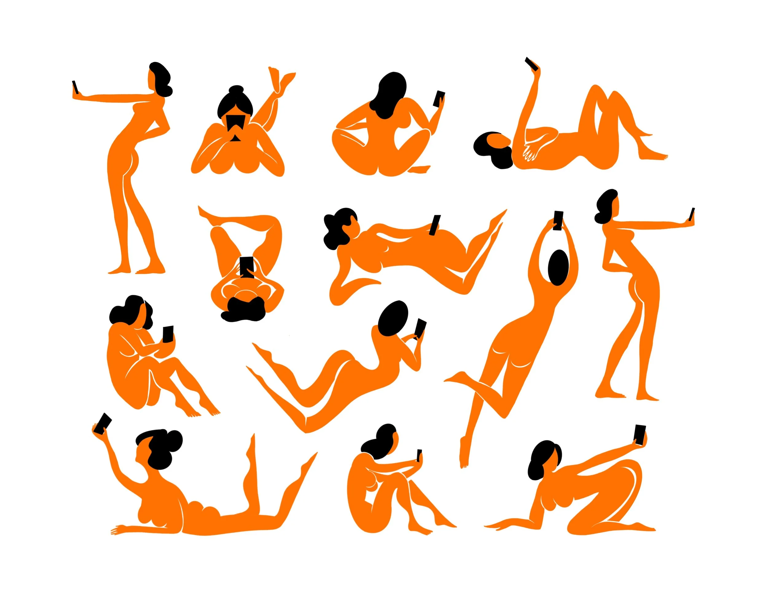 Digital ladies-14x11” Glicee print on acid-free archival paper