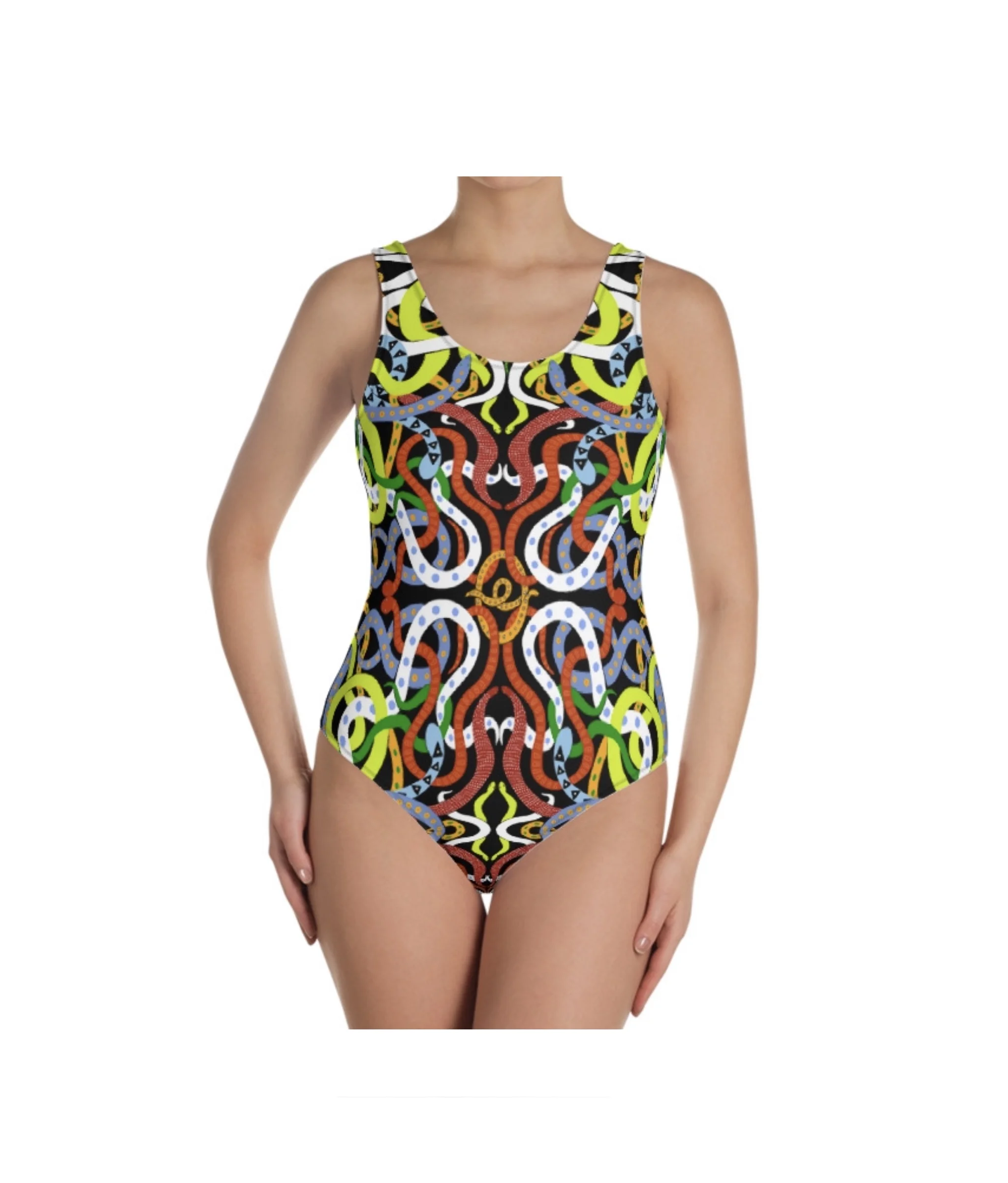 Serpent one piece swimsuit 