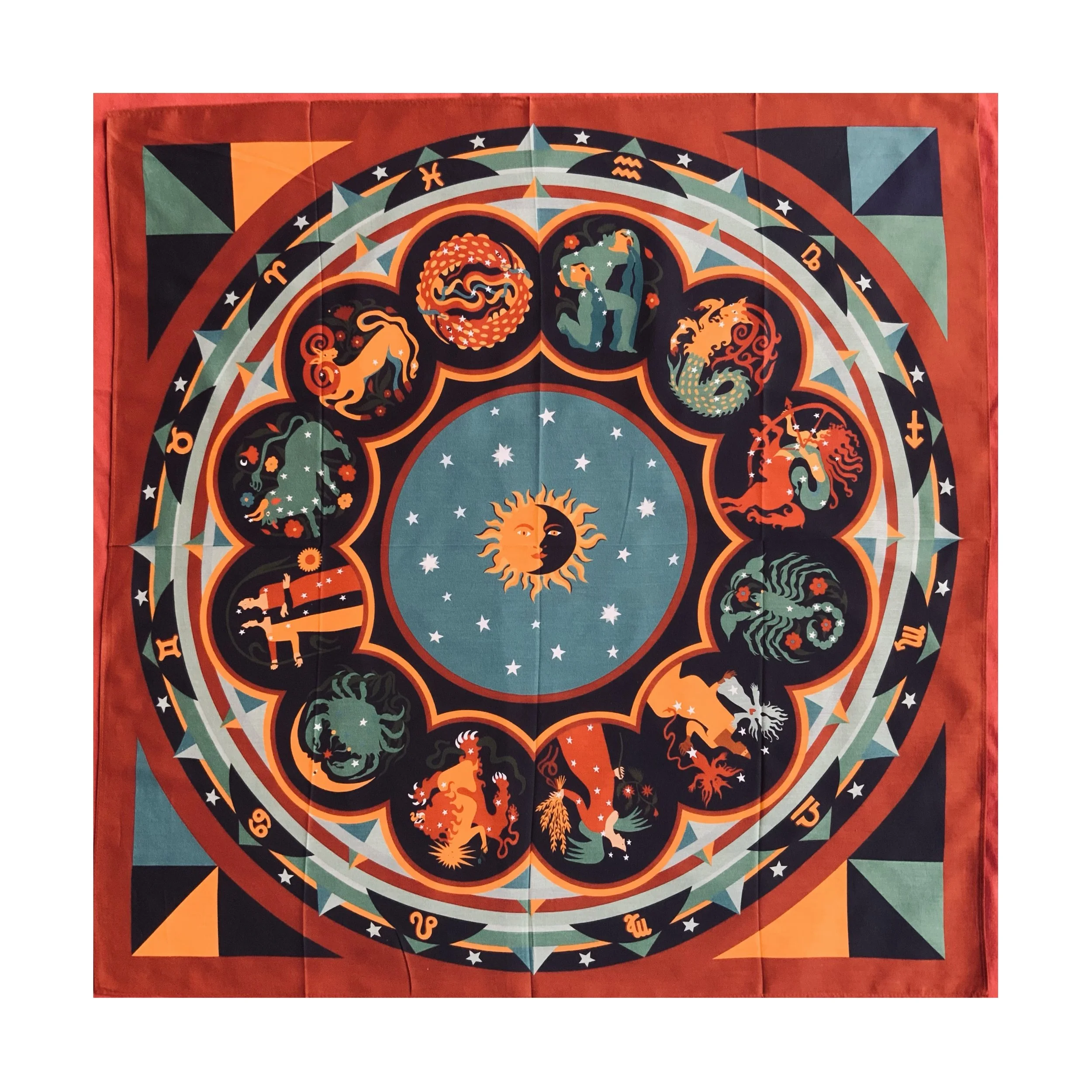 Zodiac Silk Scarf