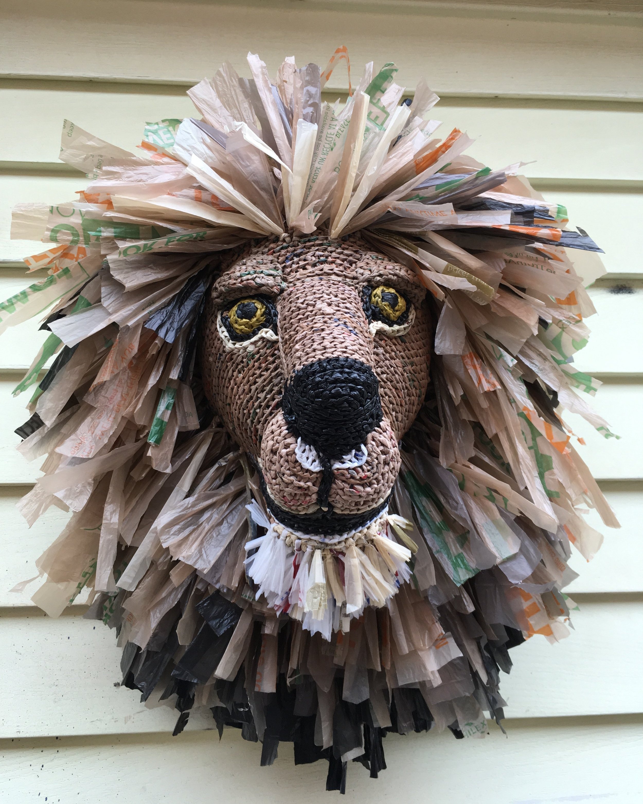 Plarn lion 