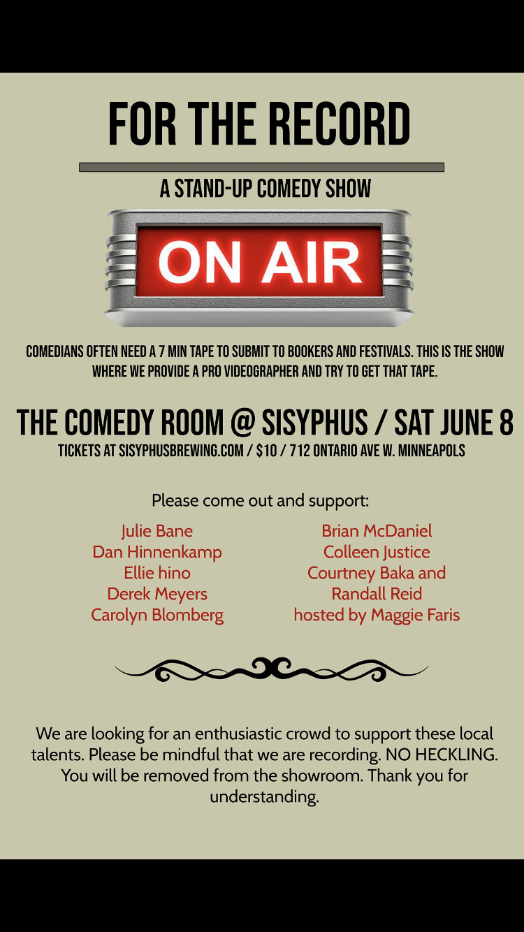 For The Record /// Comedy