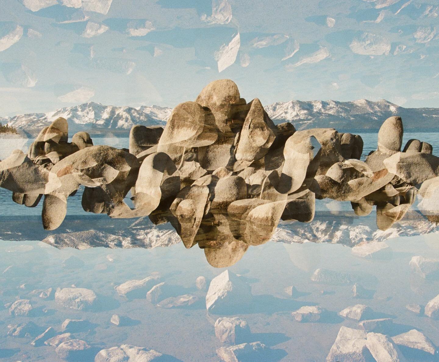 #35mm #film from Lake Tahoe this winter #doubleexposure #landscapephotography