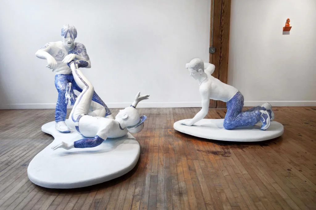 Blue Meanies, installation view, Western Exhibitions